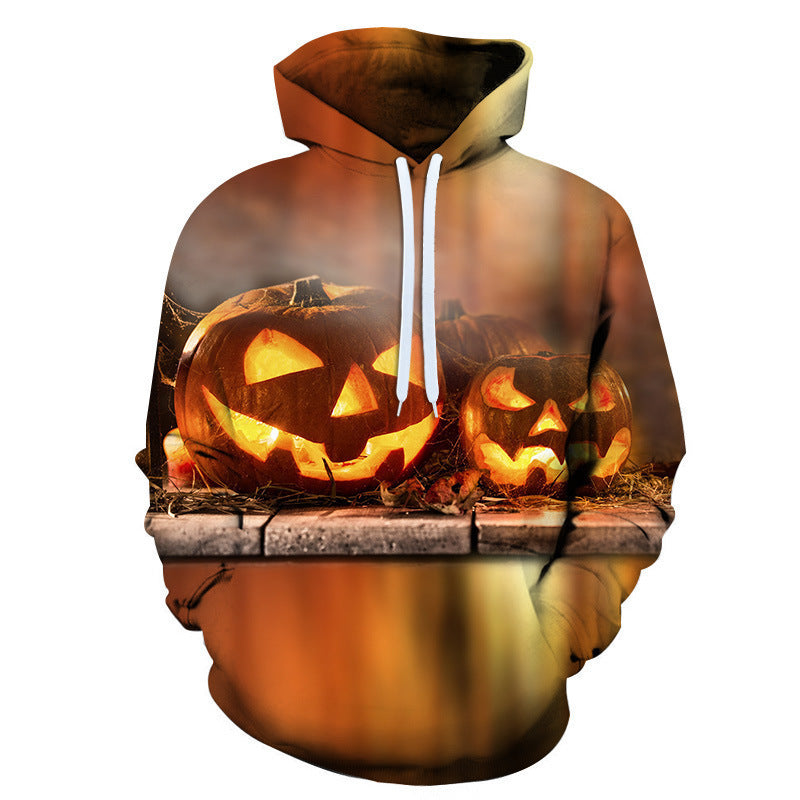 Wansheng Pumpkin Series 3D Printed Hoodie