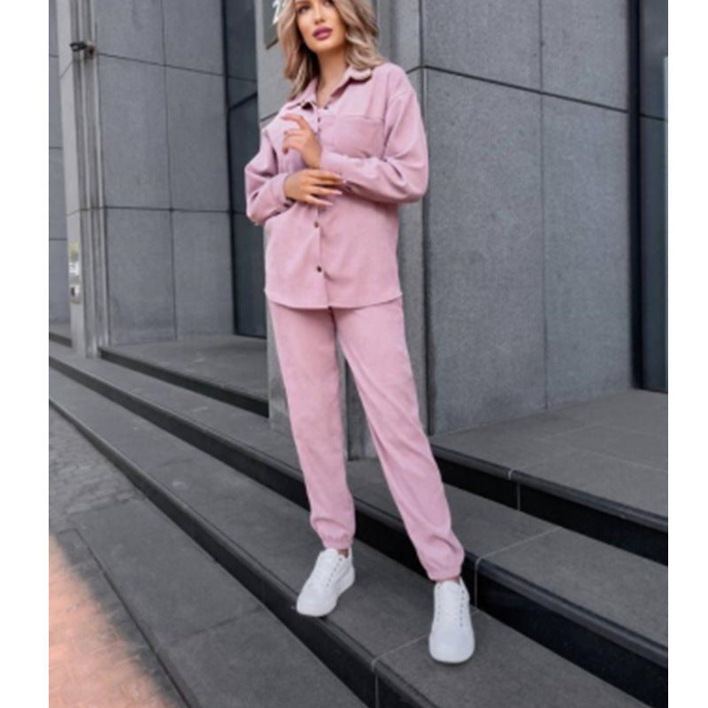 Fashionable Warm Satin Velvet Metal Button Long Sleeve Shirt Spat