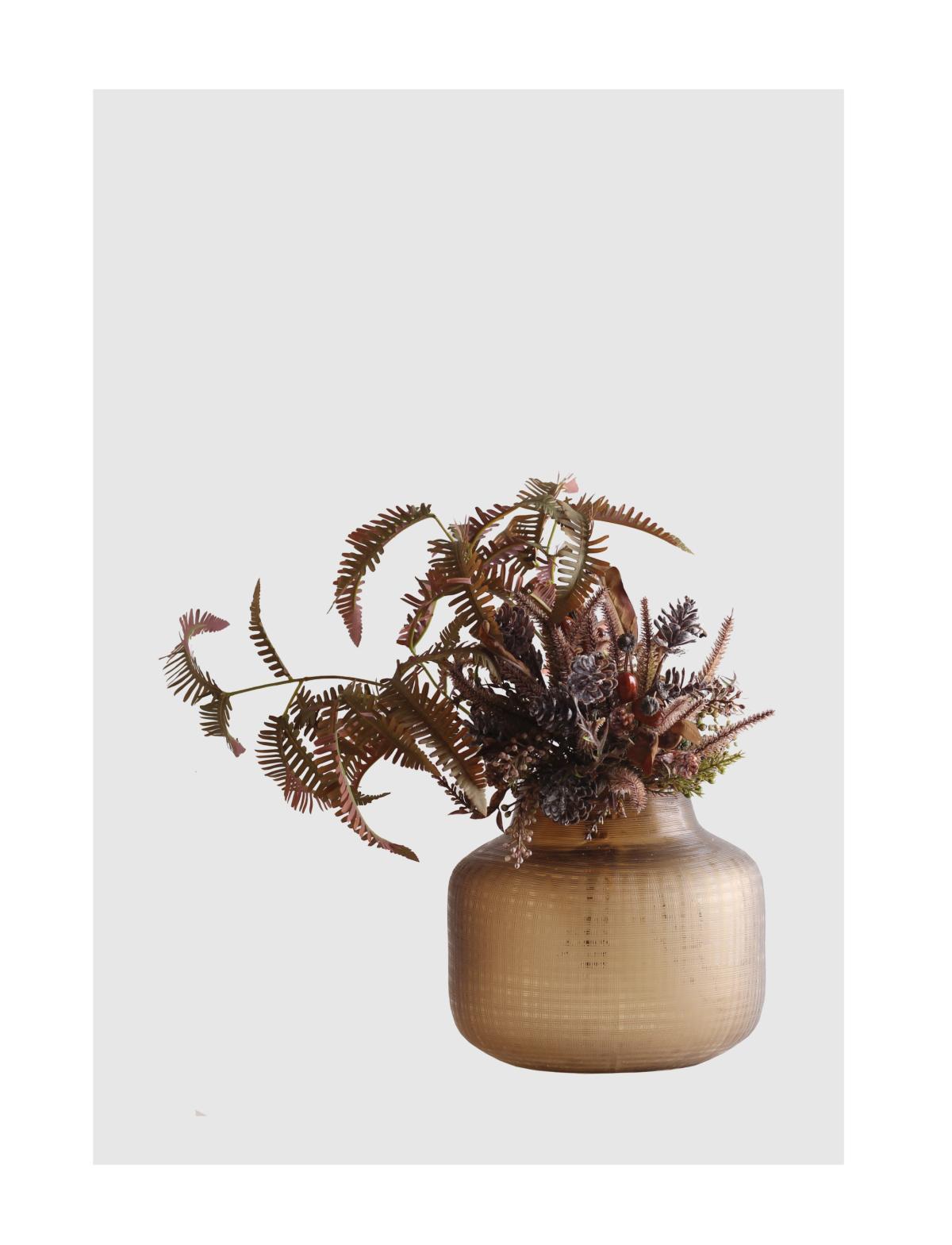 Simulation Of Silk Cloth Weed Weed Fern Fern Fake Flower