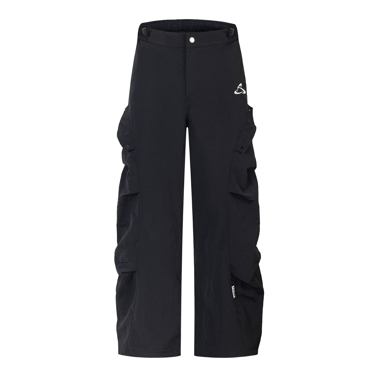 Vibe Style Design Side Fold Loose-fitting Wide-leg Trousers Men