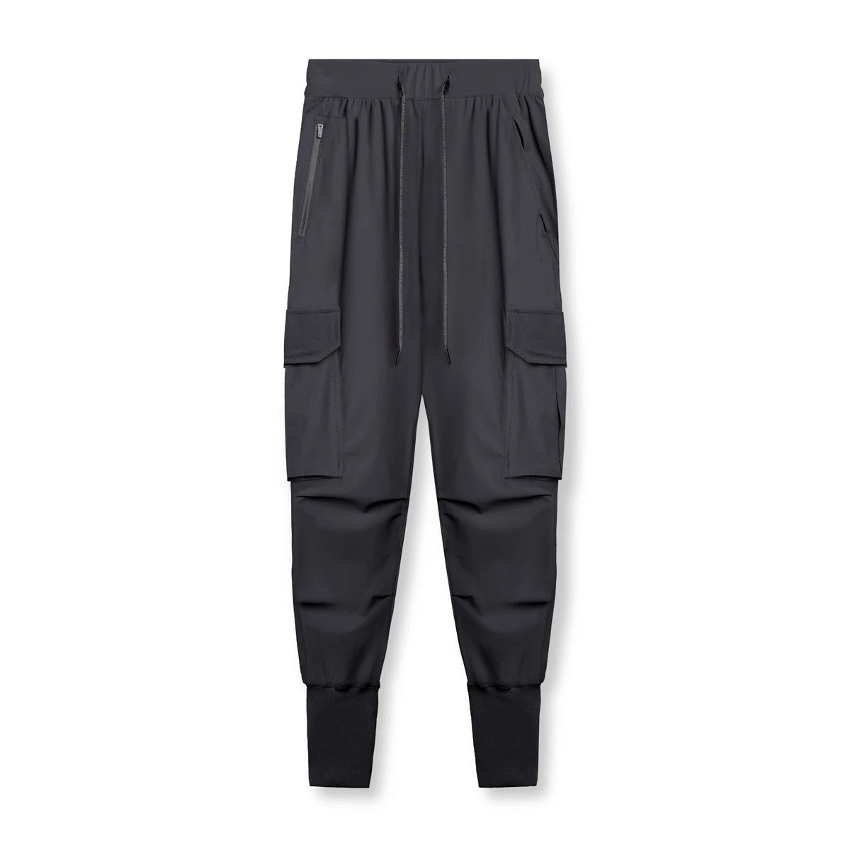 Men's Loose Thin Ice Silk Ankle-tied Trousers