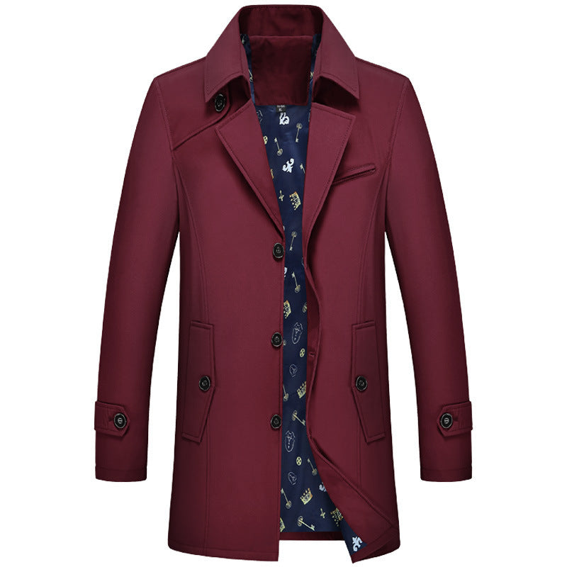 Korean Style Trendy Handsome Men's Coat Business Casual Jacket Spring And Autumn