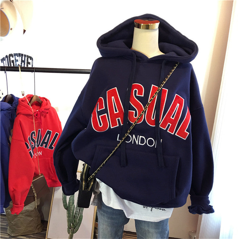 Women's Autumn And Winter Korean Style Students' Loose-fitting Coat