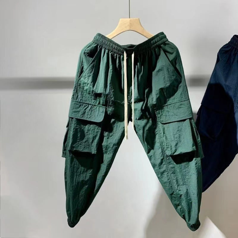 Fashion Personality Men's Thin Simple Overalls