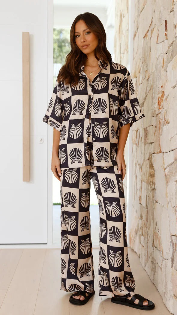Women's Fashionable And Comfortable Shirt Outfit Casual 34 Sleeve