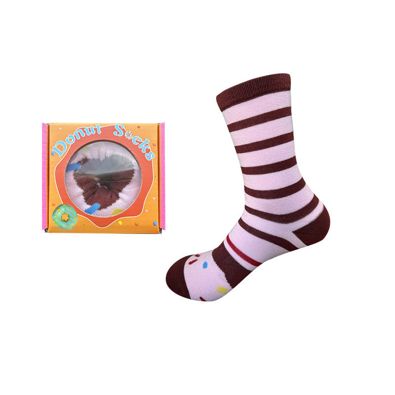Neway Doughnuts Cotton Socks