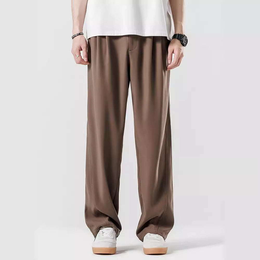 Draping Casual Suit Pants Men's Summer