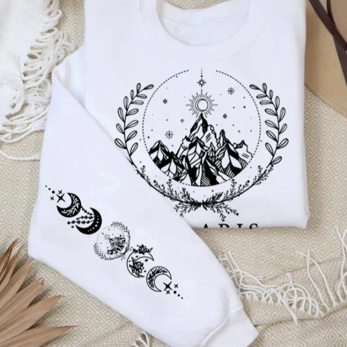 European And American Fashion Casual Round Neck Sweater