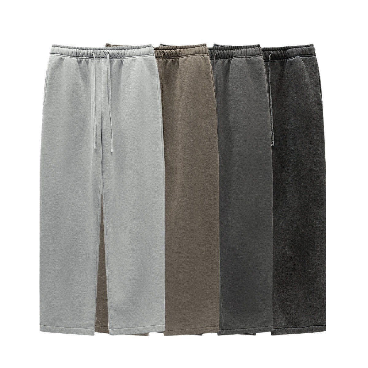 Sports Knitted Sweatpants Straight-leg Pants Men