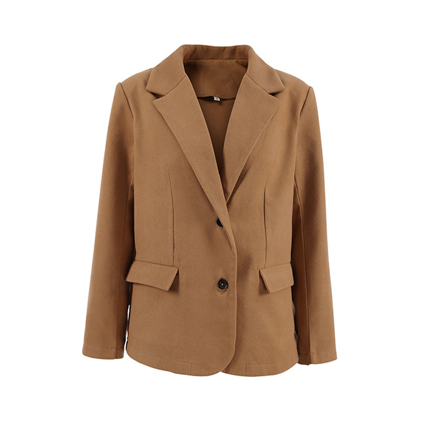 Loose Suit Woolen Coat