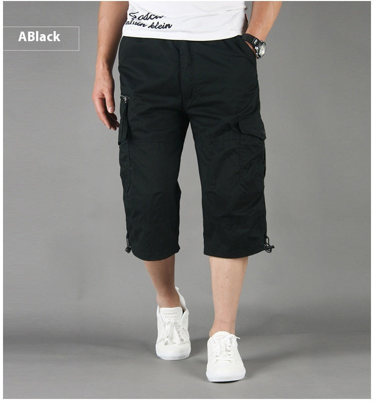 Men's Loose Thin Multi-pocket Outdoor Sports And Casual Shorts