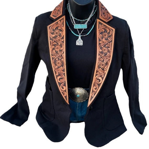 Women's Casual Versatile Printed Slim Fit Suit Jacket
