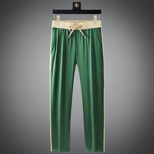 High-end Straight Male Loose Track Pants