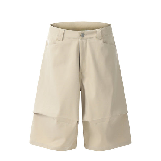 Men's Street Mechanical Style Loose Straight Casual Cropped Pants