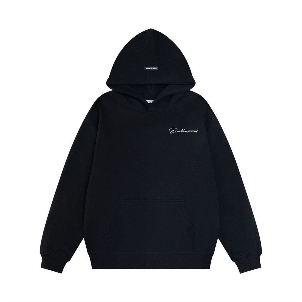Loose Casual Letters Embroidered Hoodie
