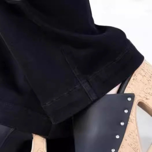 New Women's Solid Color Jeans