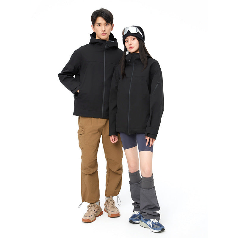 Mountain Hard Shell Shell Jacket Windproof Waterproof Outdoor Mountaineering Clothing Breathable Overalls