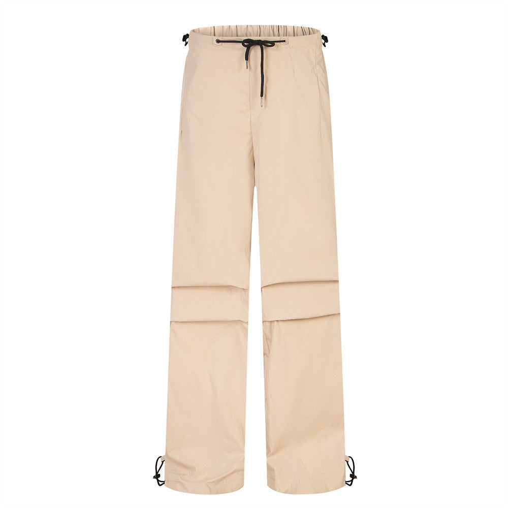 Vibe Fashion Brand Pleated Umbrella Casual Trousers For Men