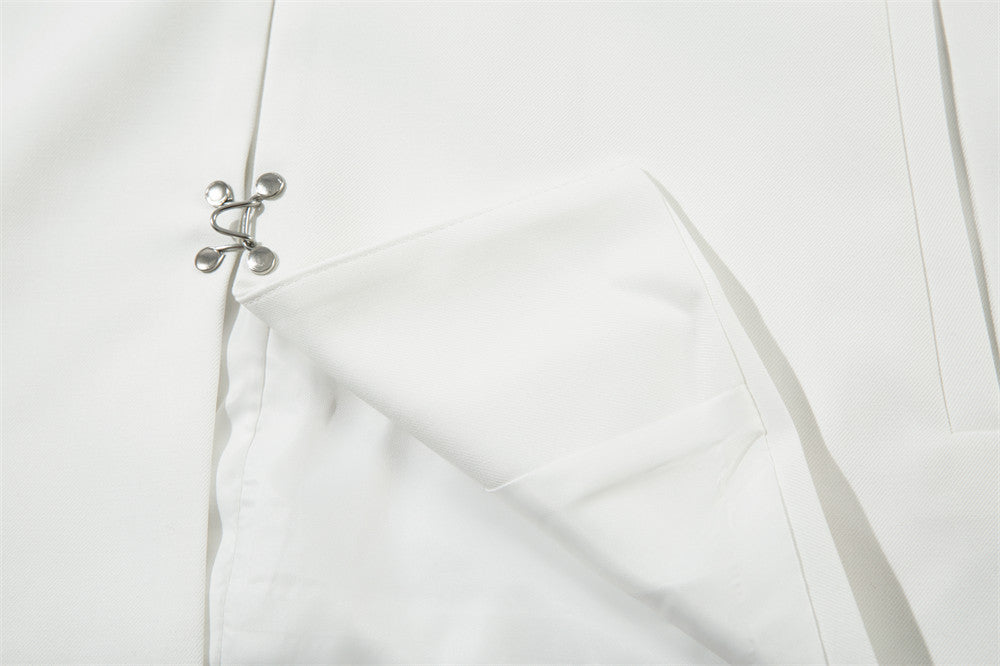 Chinese Style Stand Collar Casual Suit Jacket Men