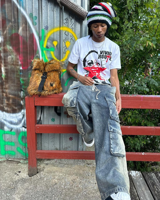 Men's Minimalist Harajuku High Street Pattern T-shirt