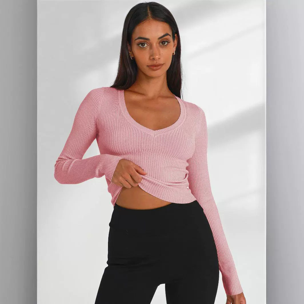 Top Summer Women's Design Long-sleeved Sweater
