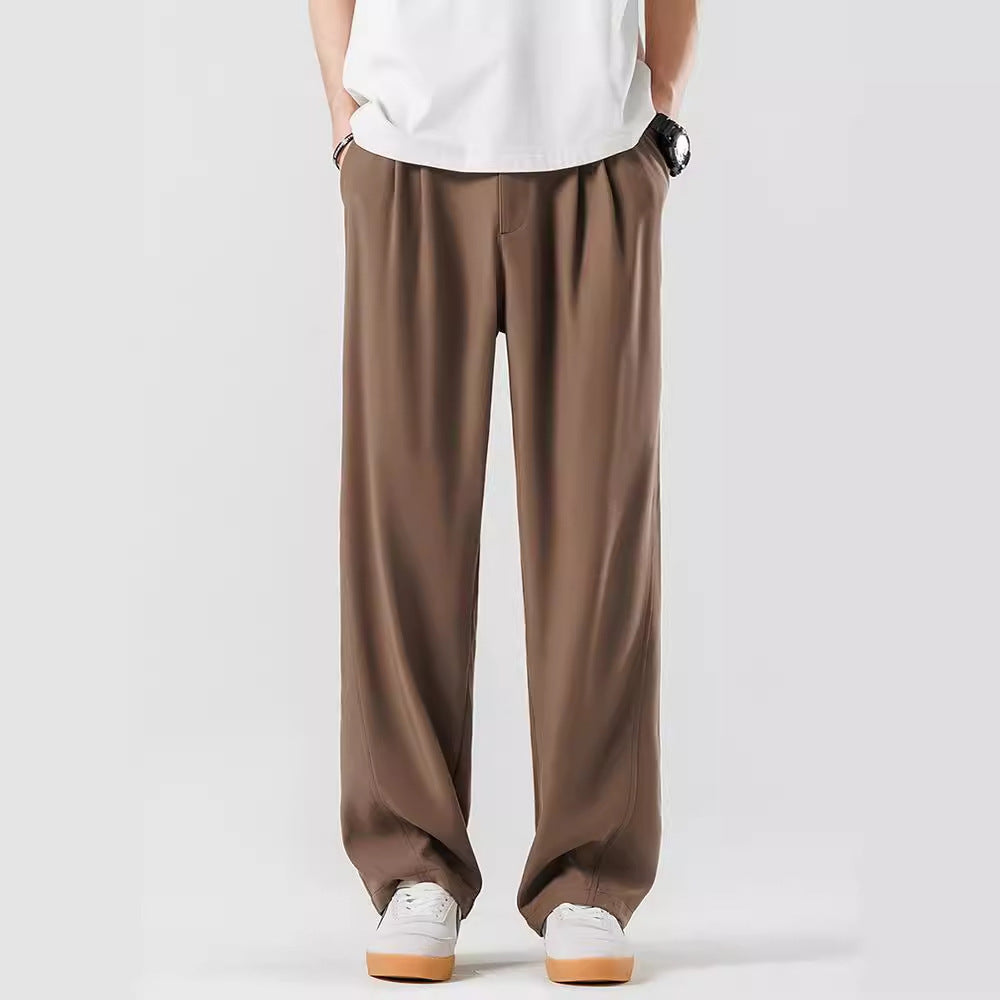 Draping Casual Suit Pants Men's Summer