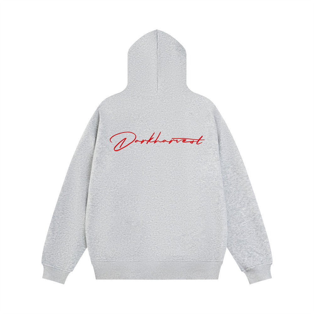 Loose Casual Letters Embroidered Hoodie