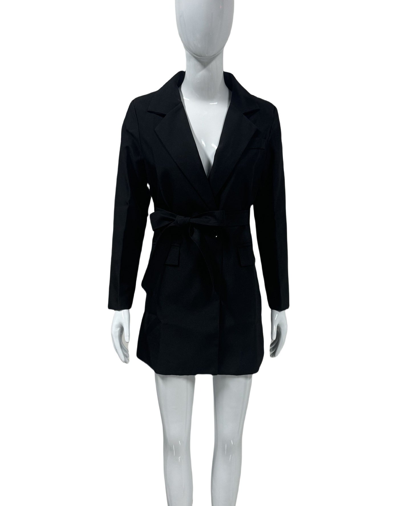 New Lace Up Slim Fit Casual Long Sleeve Suit