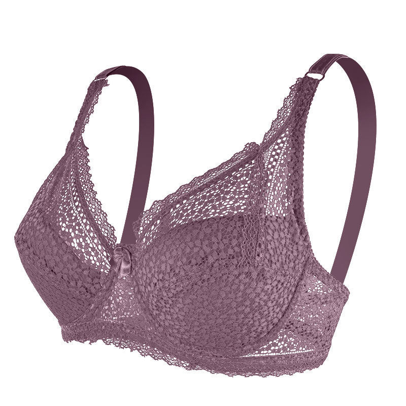 Lace Push Up Adjustable Small Breast Holding Bra