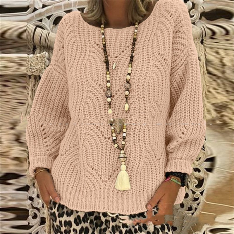 Heartbeat Frequency Loose-fitting Women's Knitwear