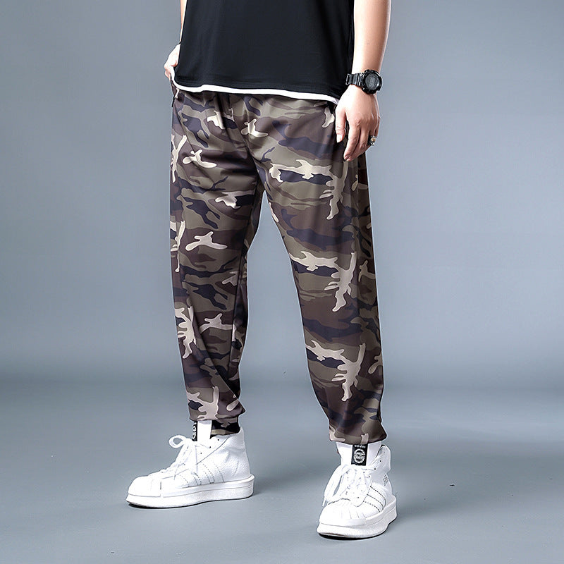 Men's Fashion Ice Silk Camouflage Trousers