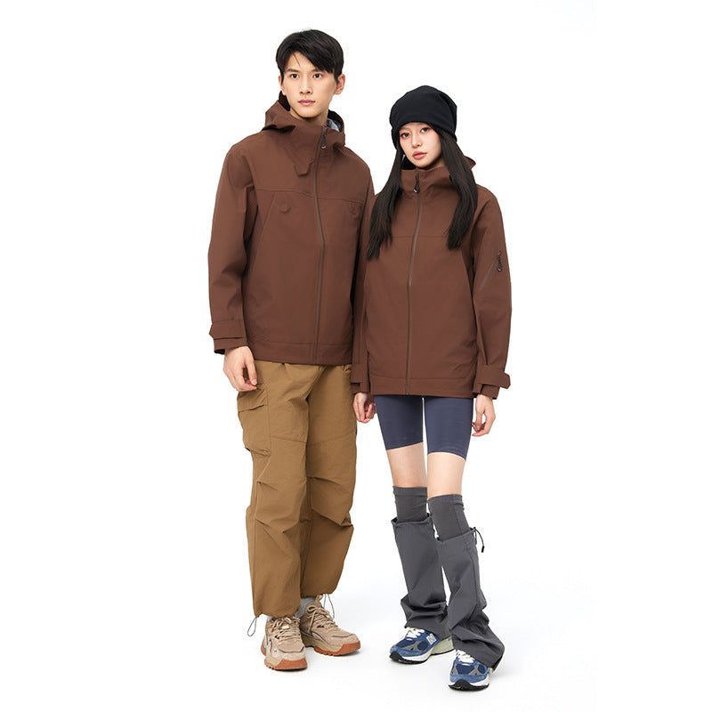 Mountain Hard Shell Shell Jacket Windproof Waterproof Outdoor Mountaineering Clothing Breathable Overalls