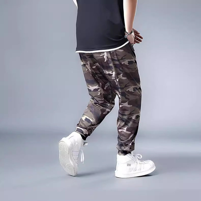 Men's Fashion Ice Silk Camouflage Trousers