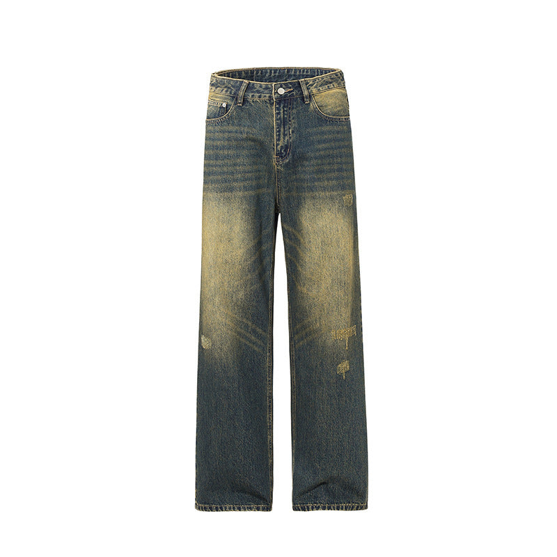 Straight Jeans Loose Wide Leg Pants