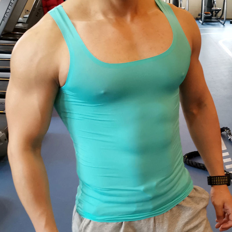 Exercise Sleeveless Men's Quick-drying Breathable Ice Silk Vest