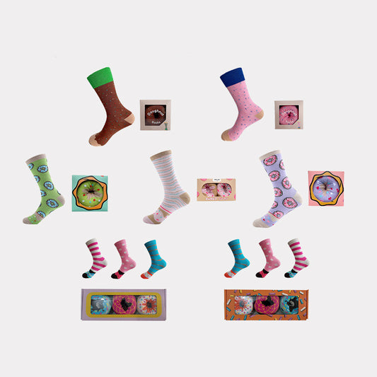Neway Doughnuts Cotton Socks