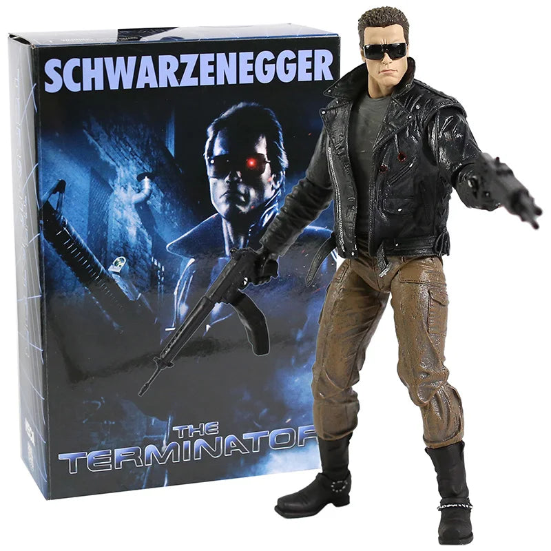 NECA the Terminator T-800 T-1000 Endoskeleton PVC Action Figure Collectible