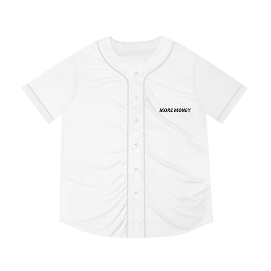 Men's Baseball Jersey - Casual Athletic Wear with 'More Money' Design