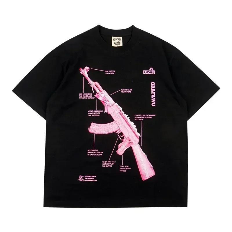 Men's Minimalist Harajuku High Street Pattern T-shirt
