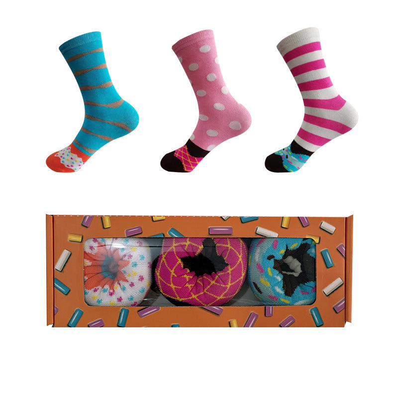 Neway Doughnuts Cotton Socks