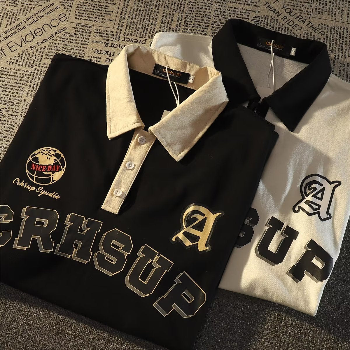 Men's Fashion Cropped Sleeve Japanese Style