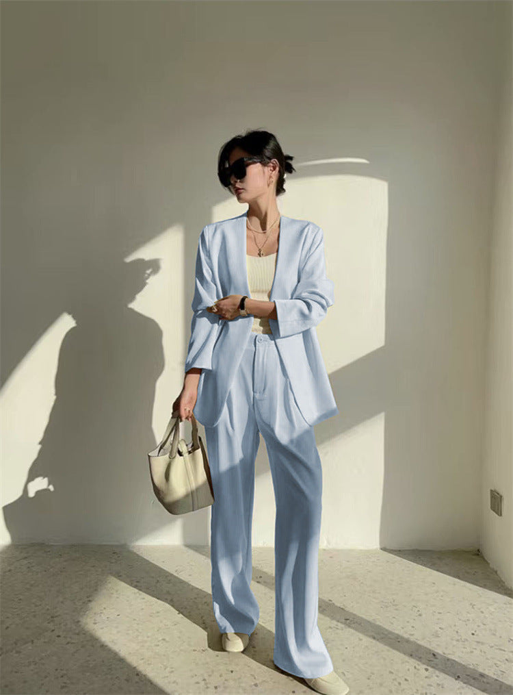 Casual Temperament Twinset Spring And Autumn Women's Suit