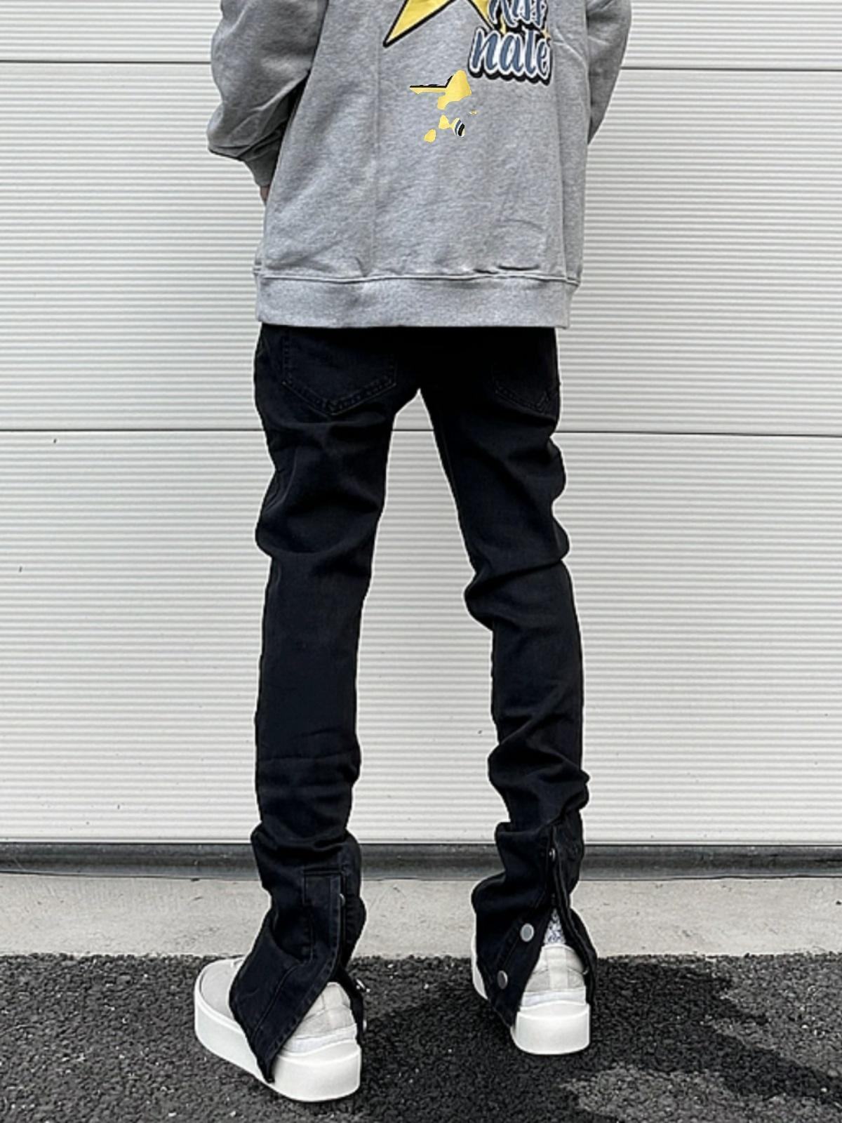Fashion Brand Straight Micro-pull Slimming Trousers