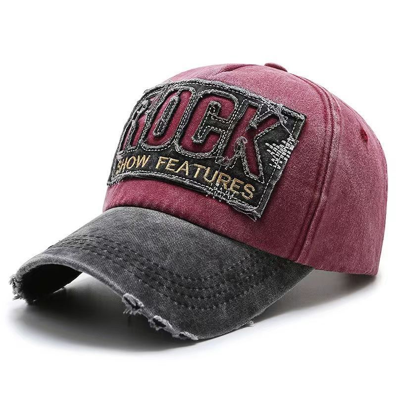 Stitching Washed Cotton Baseball Hat