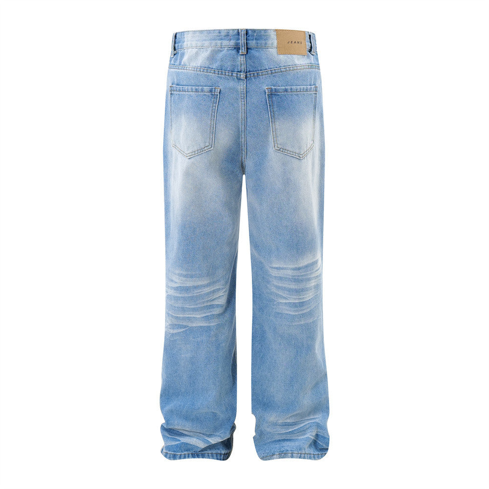 Inkjet Gradient Light-colored Jeans