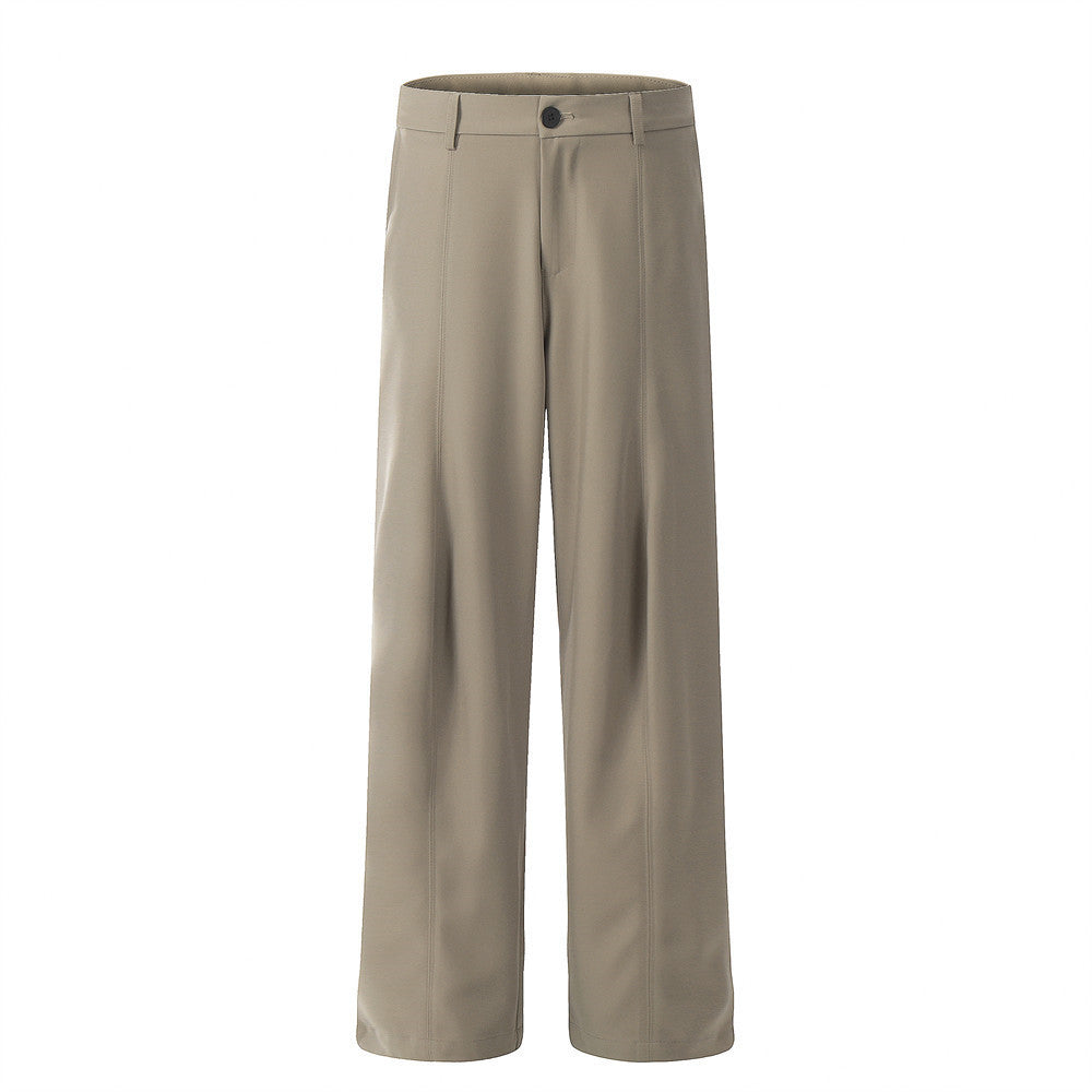 Casual Suit Pants Men's American Style Trend Loose All-match Solid Color
