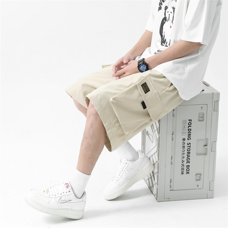 Men's American Retro Multi-pocket Workwear Shorts