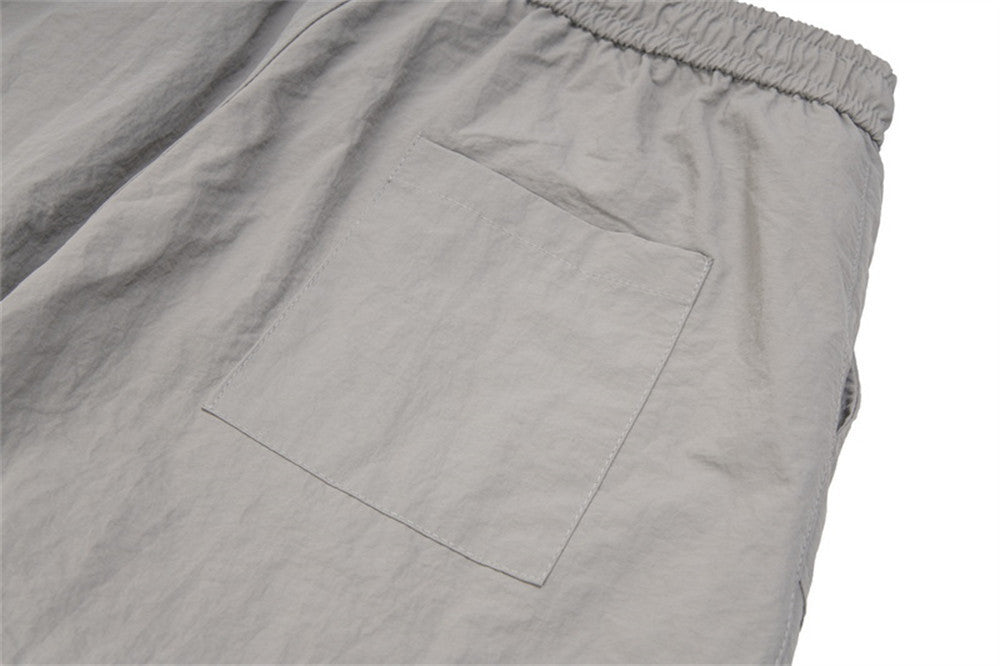 Vibe Style Design Side Fold Loose-fitting Wide-leg Trousers Men