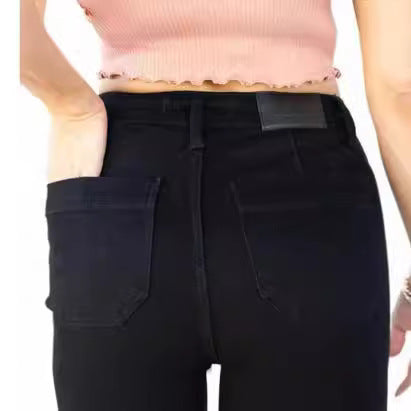 New Women's Solid Color Jeans
