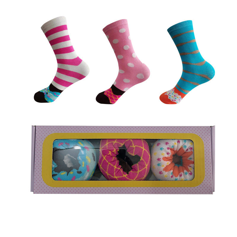 Neway Doughnuts Cotton Socks